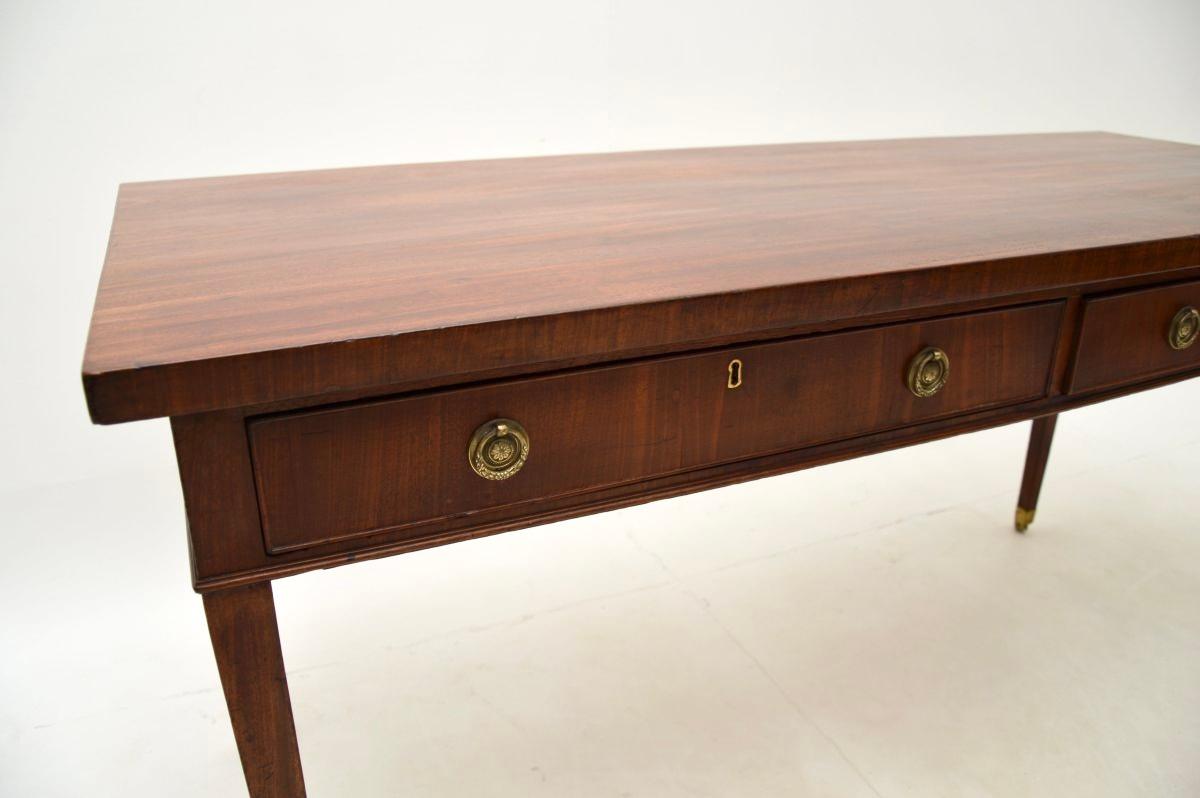 Large Antique Georgian Period Console / Writing Table For Sale 1