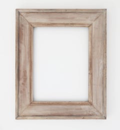 Large Antique Georgian Style Bleached Picture Frame English, 19th Century