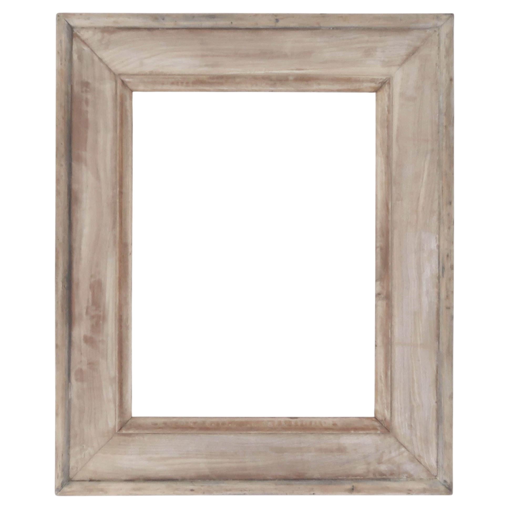 Grande cornice antica in stile georgiano, sbiancata, inglese, XIX secolo