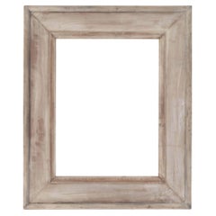 Large Antique Georgian Style Bleached Picture Frame English, 19th Century