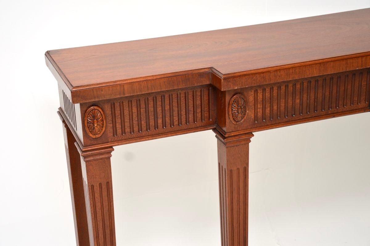 Large Antique Georgian Style Console Table For Sale 1