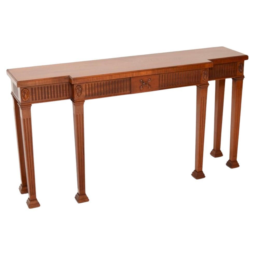 Large Antique Georgian Style Console Table For Sale