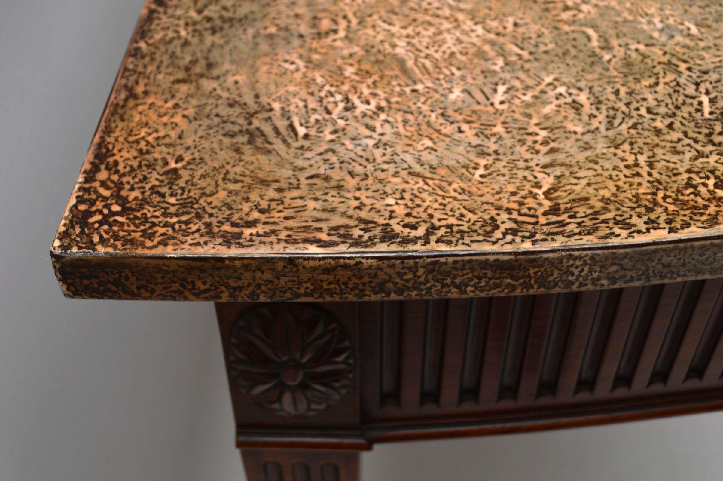 Large Antique Georgian Style Mahogany Console Table 4