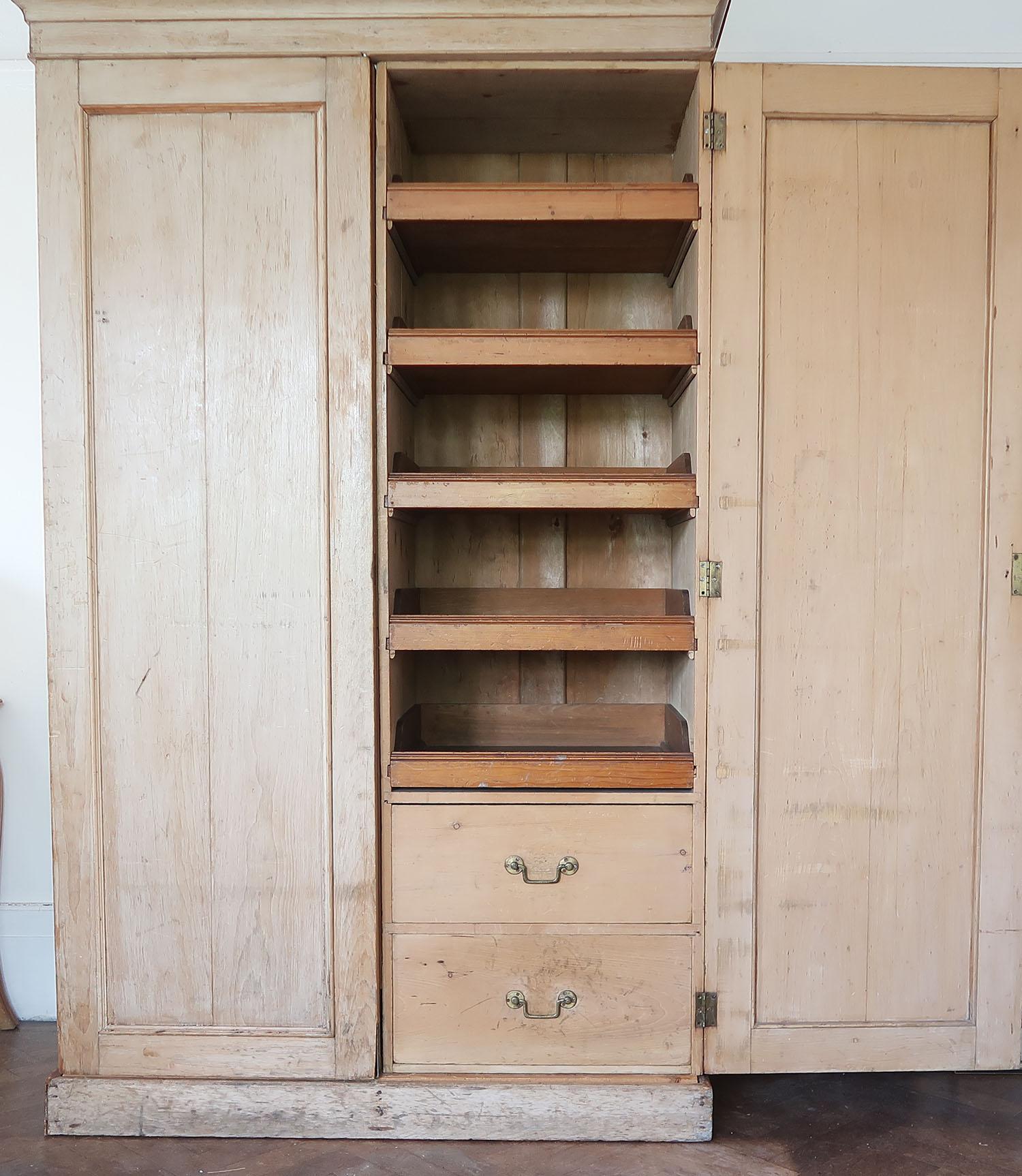 antique pine wardrobe