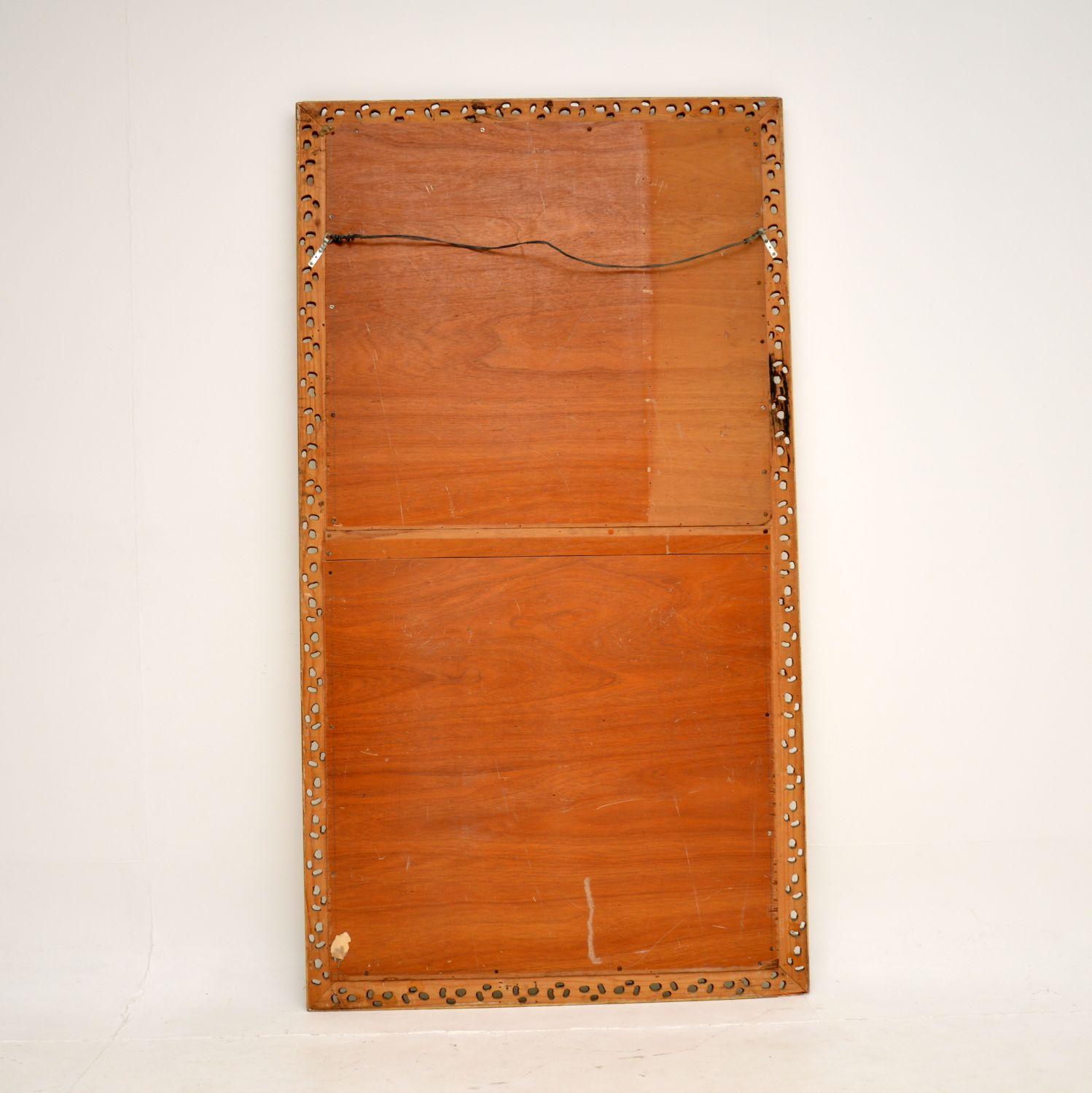 Large Antique Gilt Wood Mirror 2
