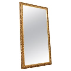 Large Antique Gilt Wood Mirror