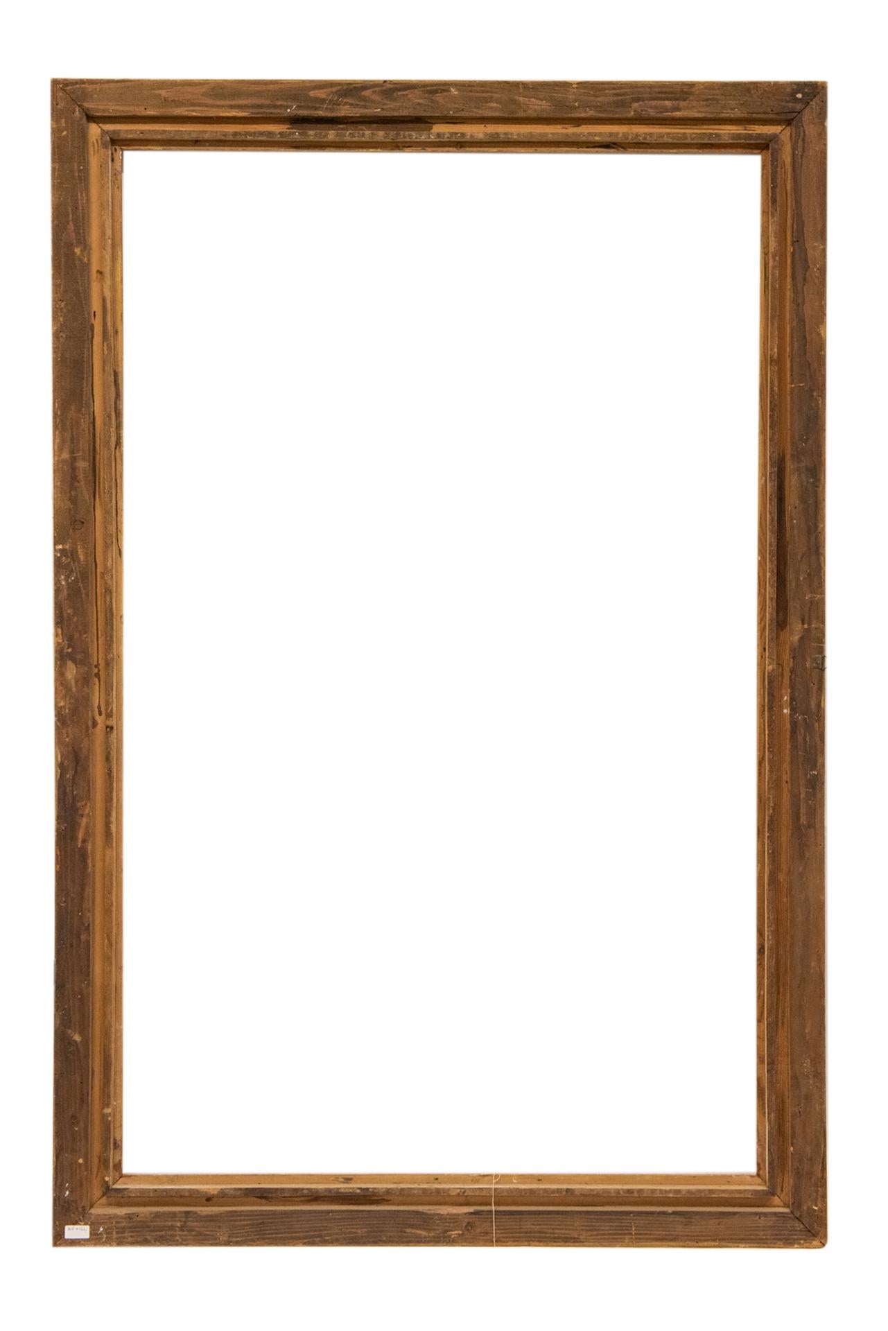 Marco grande, antiguo y perfecto de madera dorada, adecuado para cuadro o espejo.
A petición también dispongo de un friso ornamental para colocar encima.


ref. O/8340