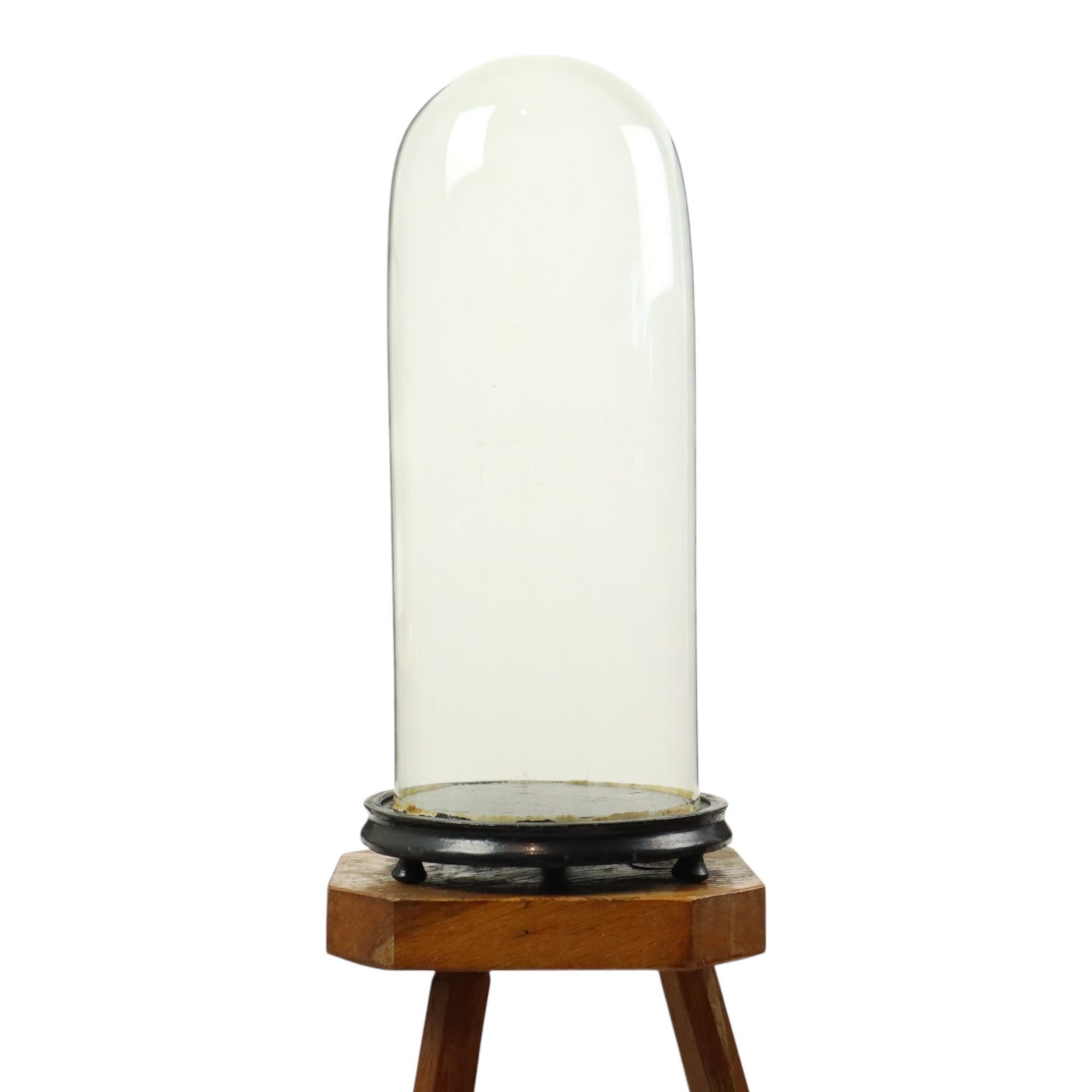 Großer antiker Glaskuppel-Globus Mundgeblasenes Glas Anfang 20. im Angebot 5