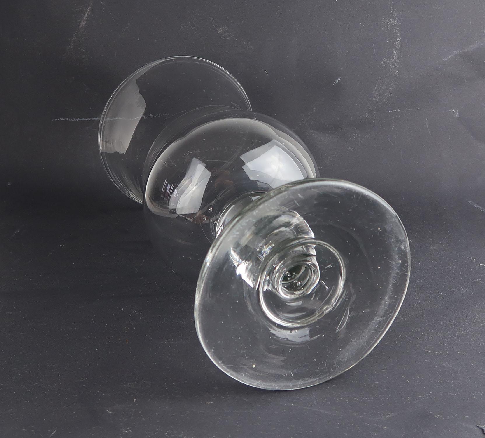 large hurricane glass vase