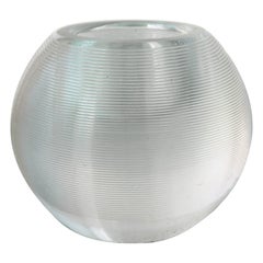 Large Antique Glass Match Striker, English C.1920