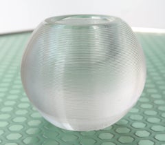 Large Antique Glass Match Striker, English C.1920