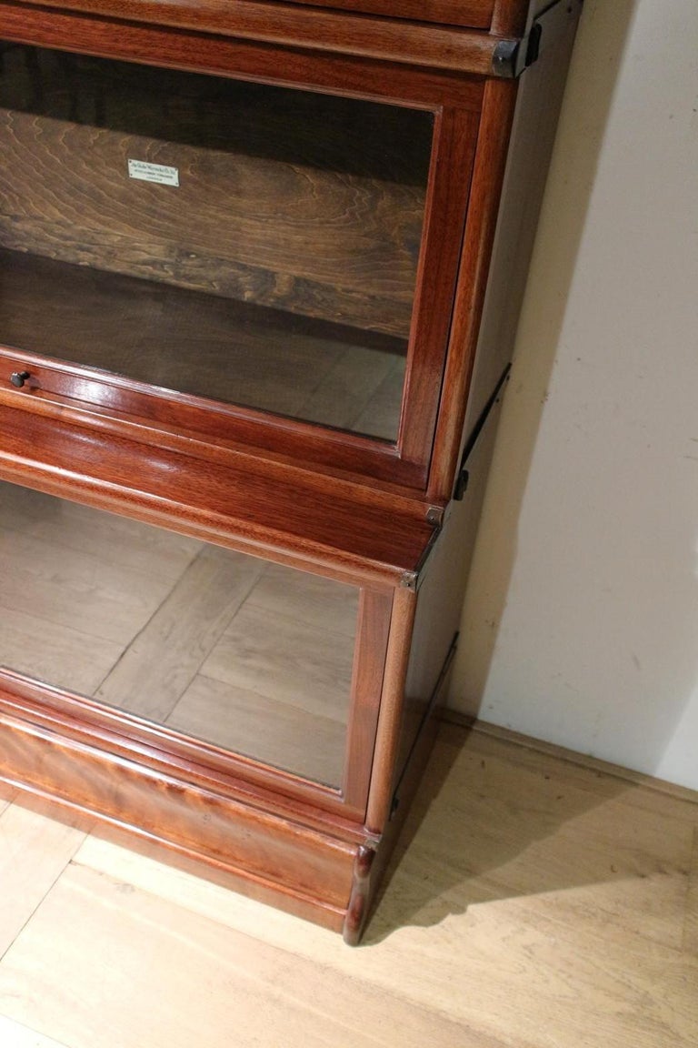 Large Antique Globe Wernicke Bookcase at 1stDibs