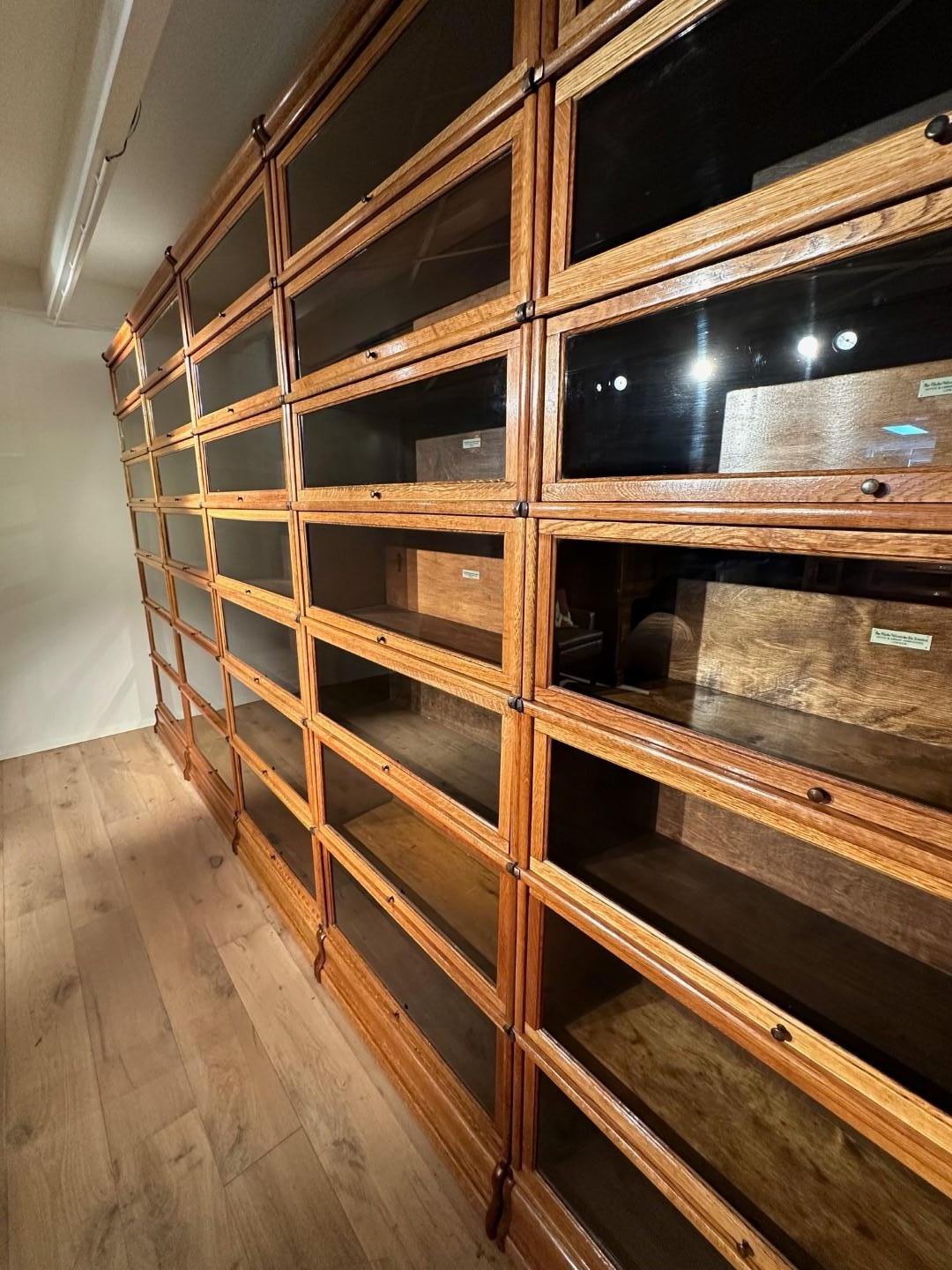 Grande bibliothèque ancienne Globe Wernicke en chêne en vente 6