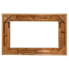 Grand cadre ancien en bois doré