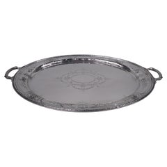 Large Antique Gorham Maintenon Sterling Silver Tray, 1923