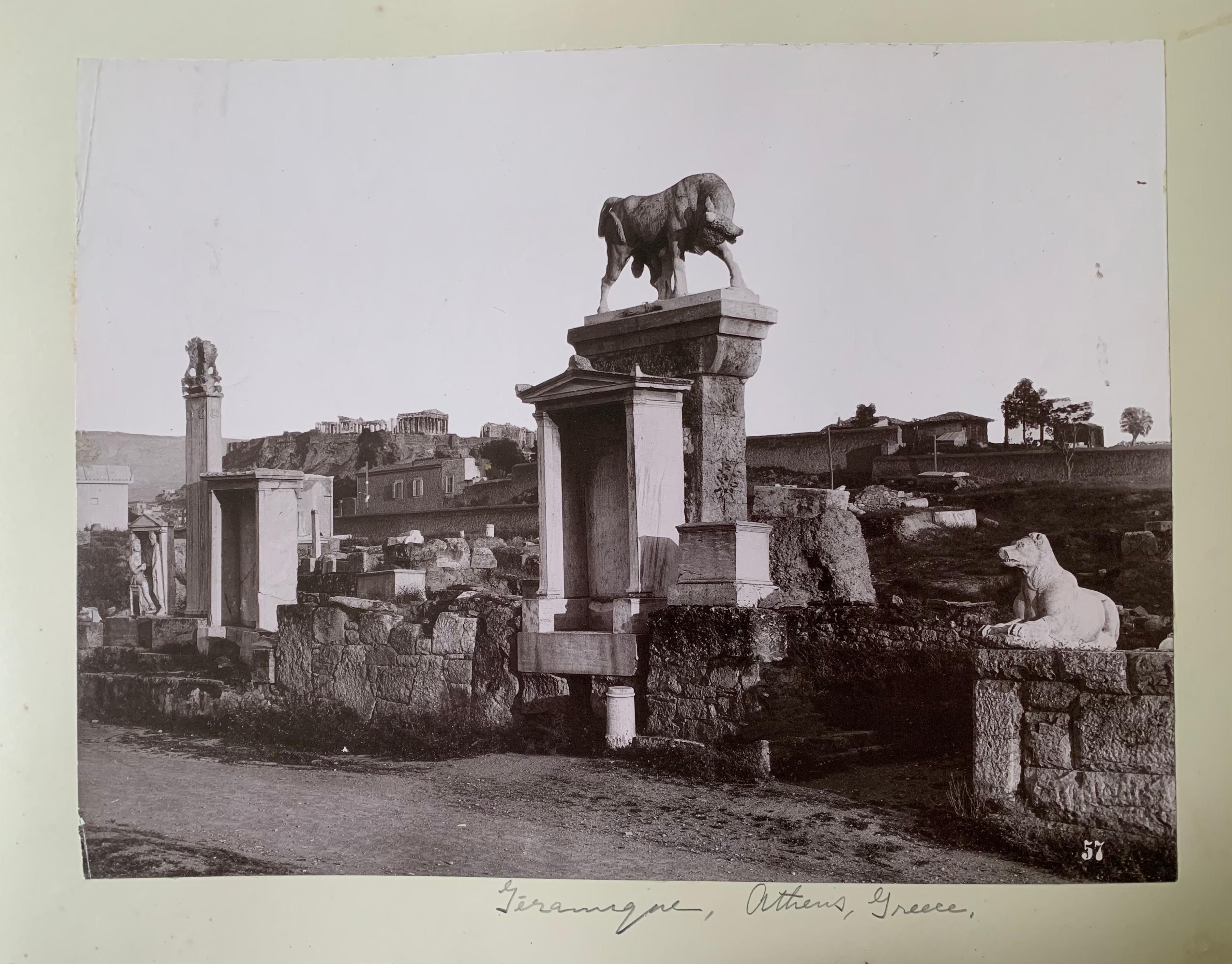 Large Antique Grand Tour Travel Photography Album by Bosetti, X., L.P. Et Al For Sale 5