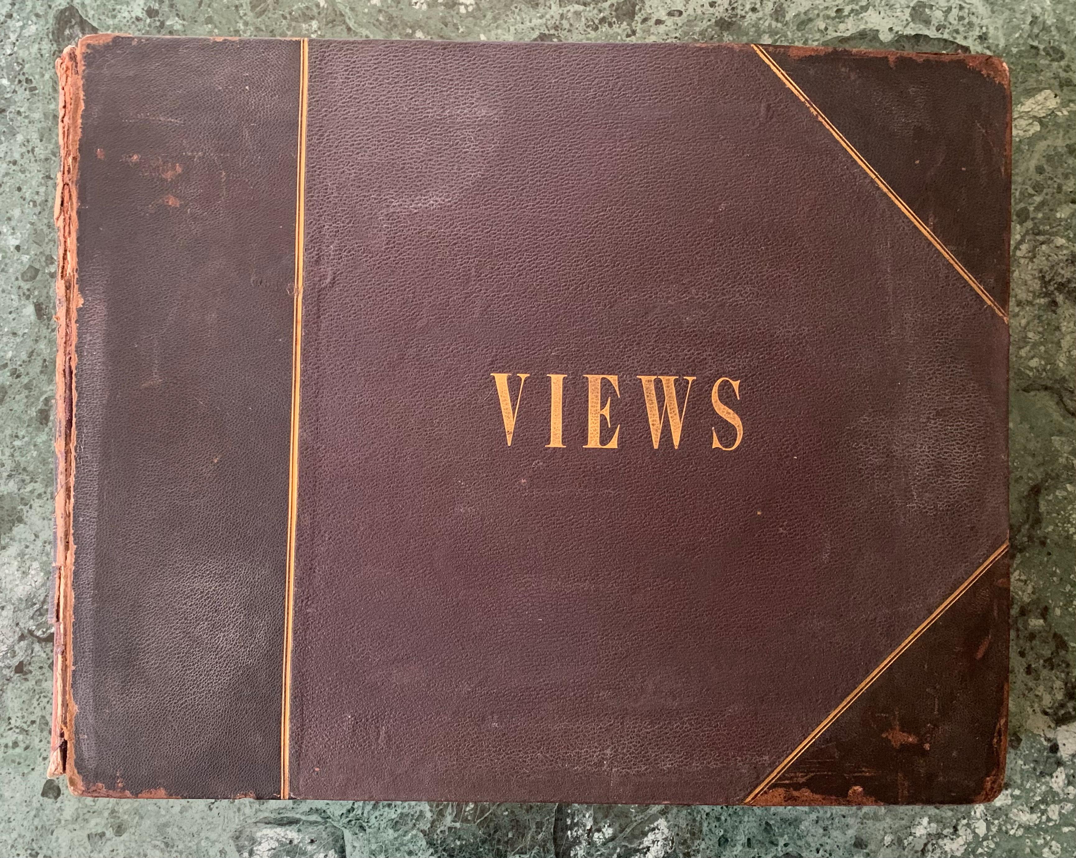 Grande album fotografico antico di viaggio Grand Tour di Bosetti, X., L.P. Et Al in vendita 8