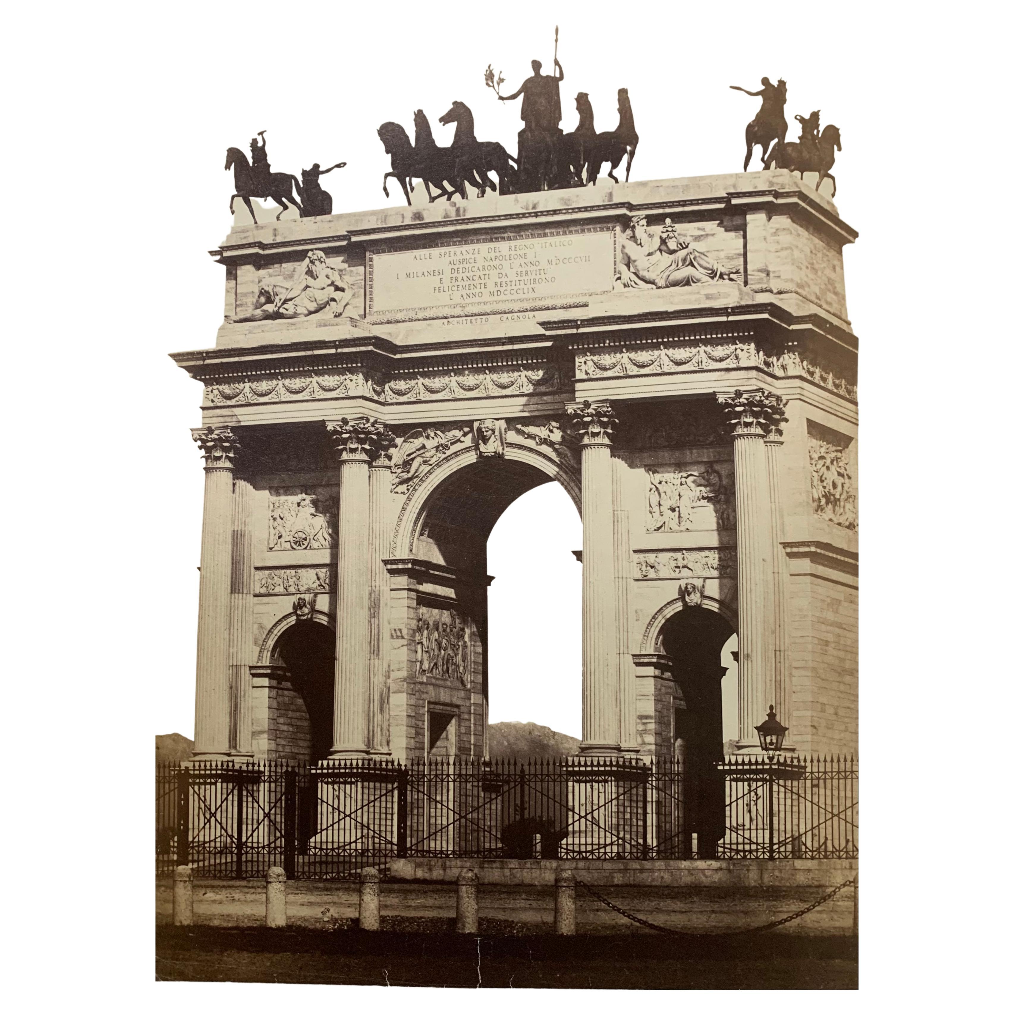 Large Antique Grand Tour Travel Photography Album by Bosetti, X., L.P. Et Al