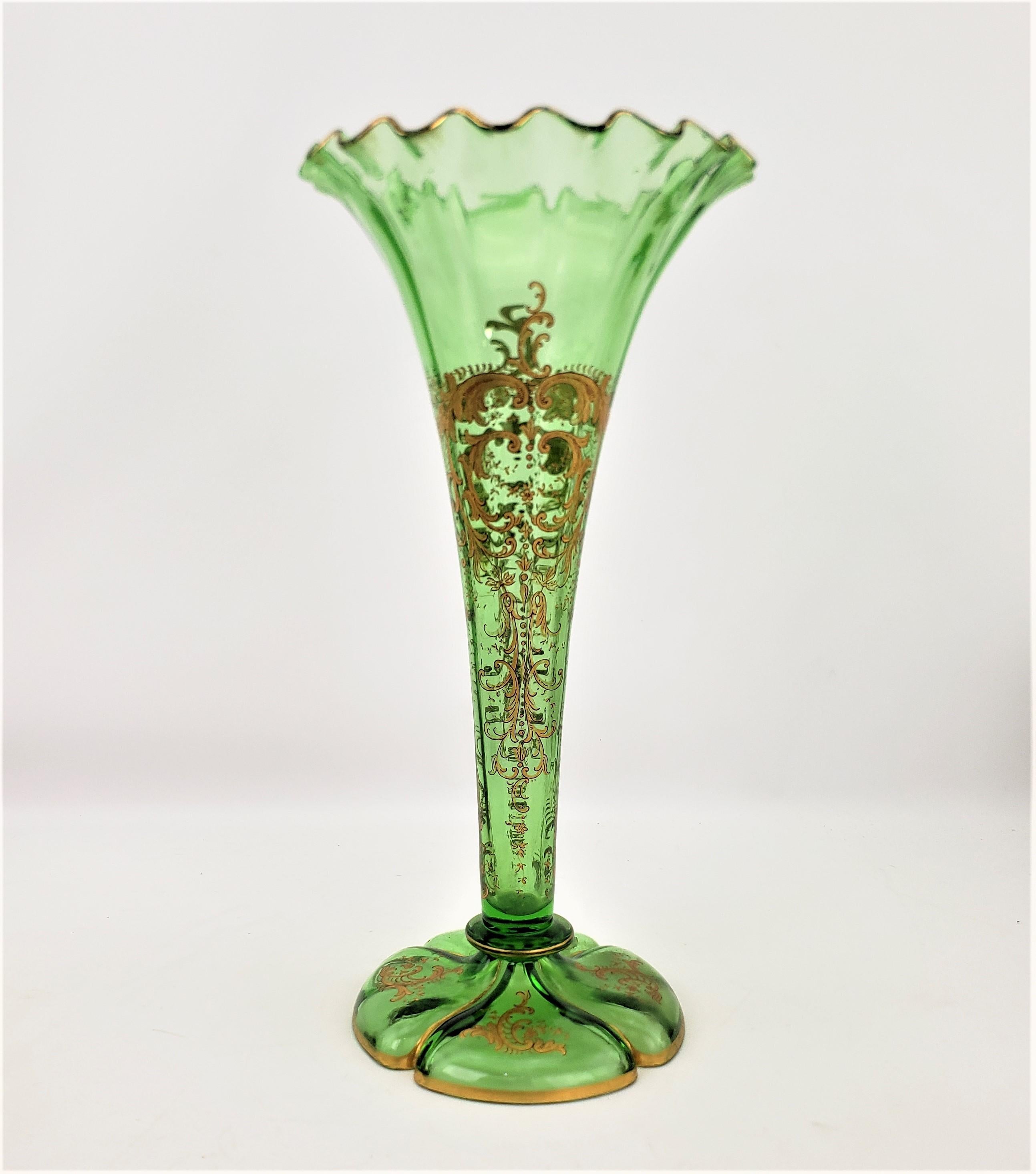 old green vase