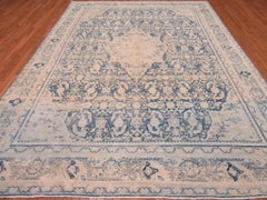 Large Antique Handmade Persian Mahal Rug