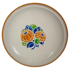 Große antike HBCM Creil et Montereau Servierplatte - Corne de Biche - 2Y386