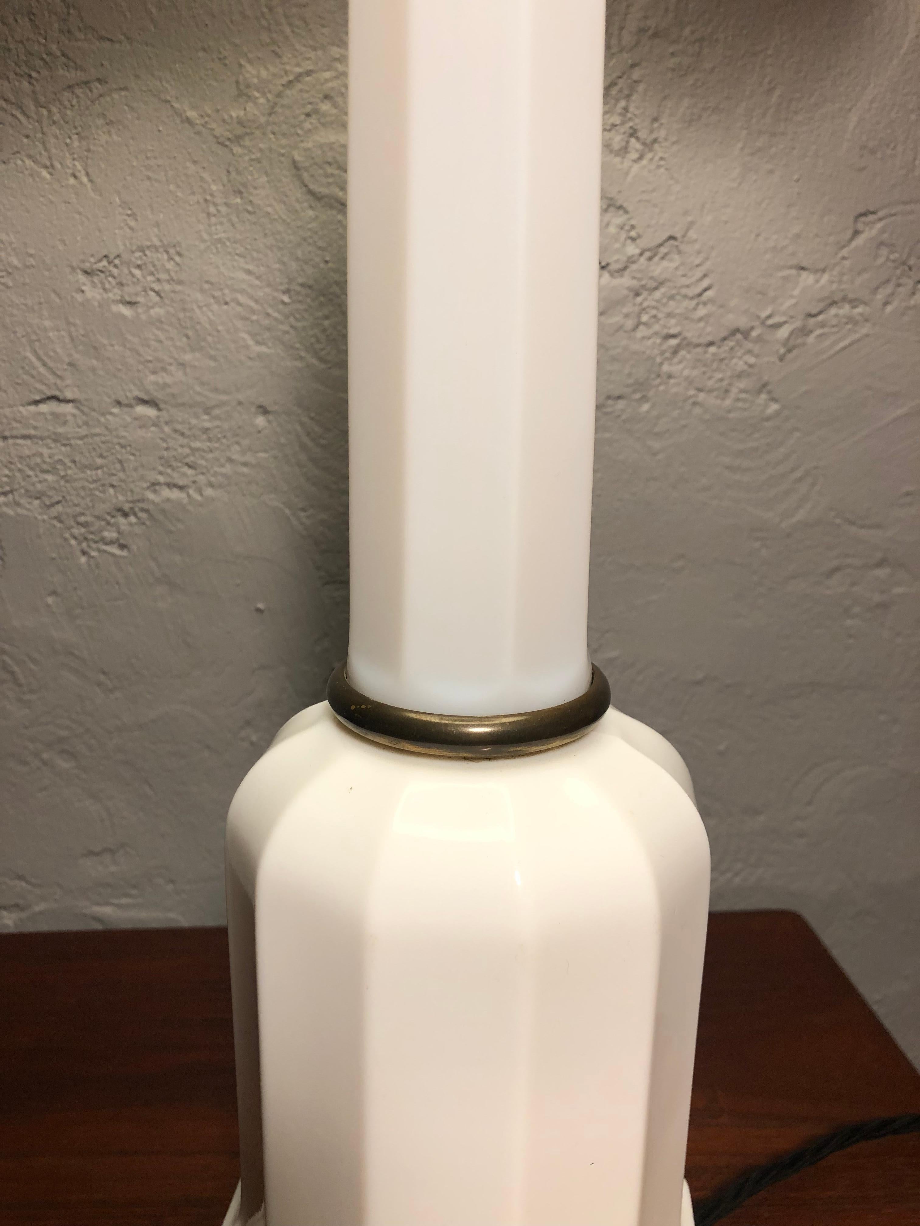opaline table lamp