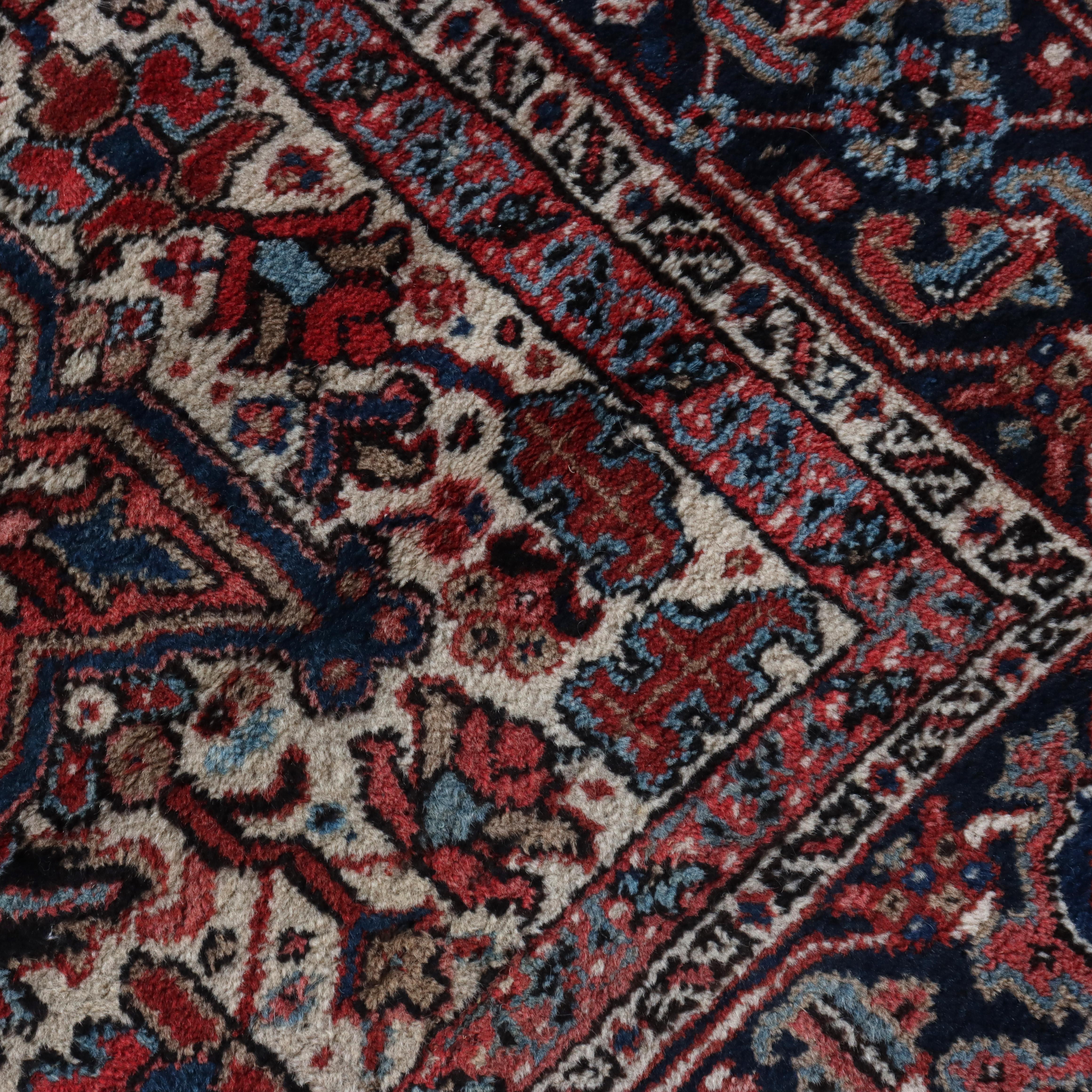 Grand tapis oriental ancien Heriz Persan C1920 en vente 5