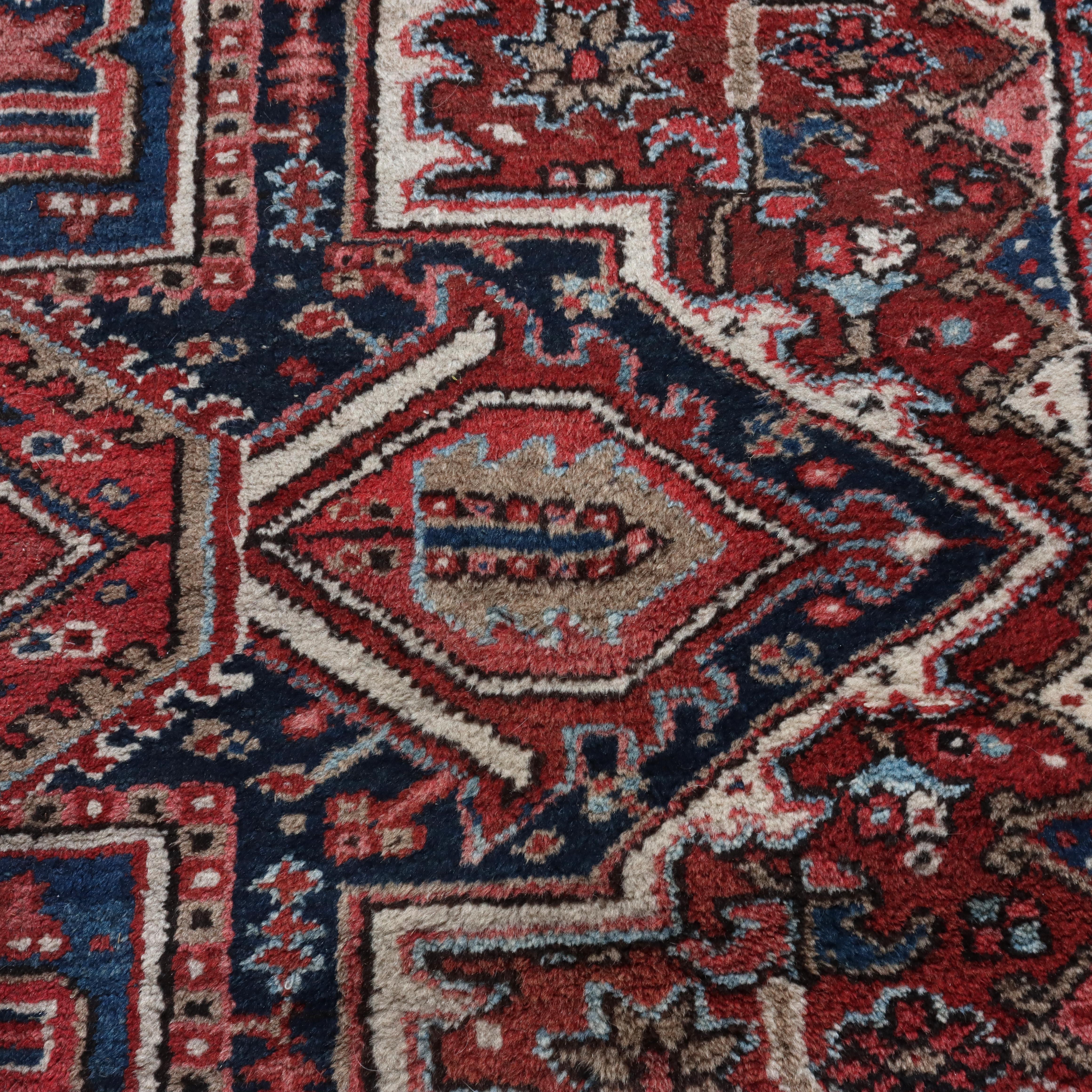 Grand tapis oriental ancien Heriz Persan C1920 en vente 6