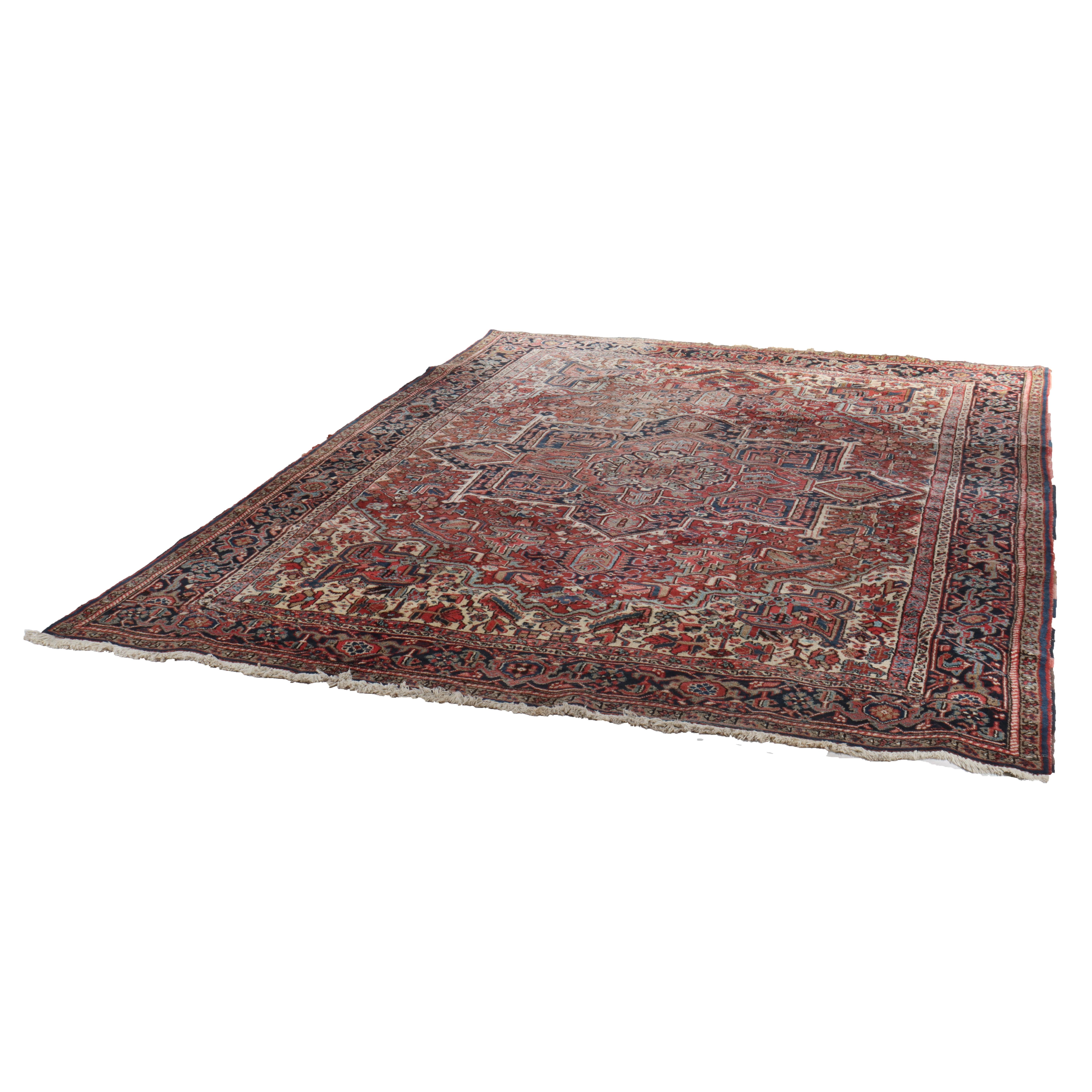 Grand tapis oriental ancien Heriz Persan C1920
(149