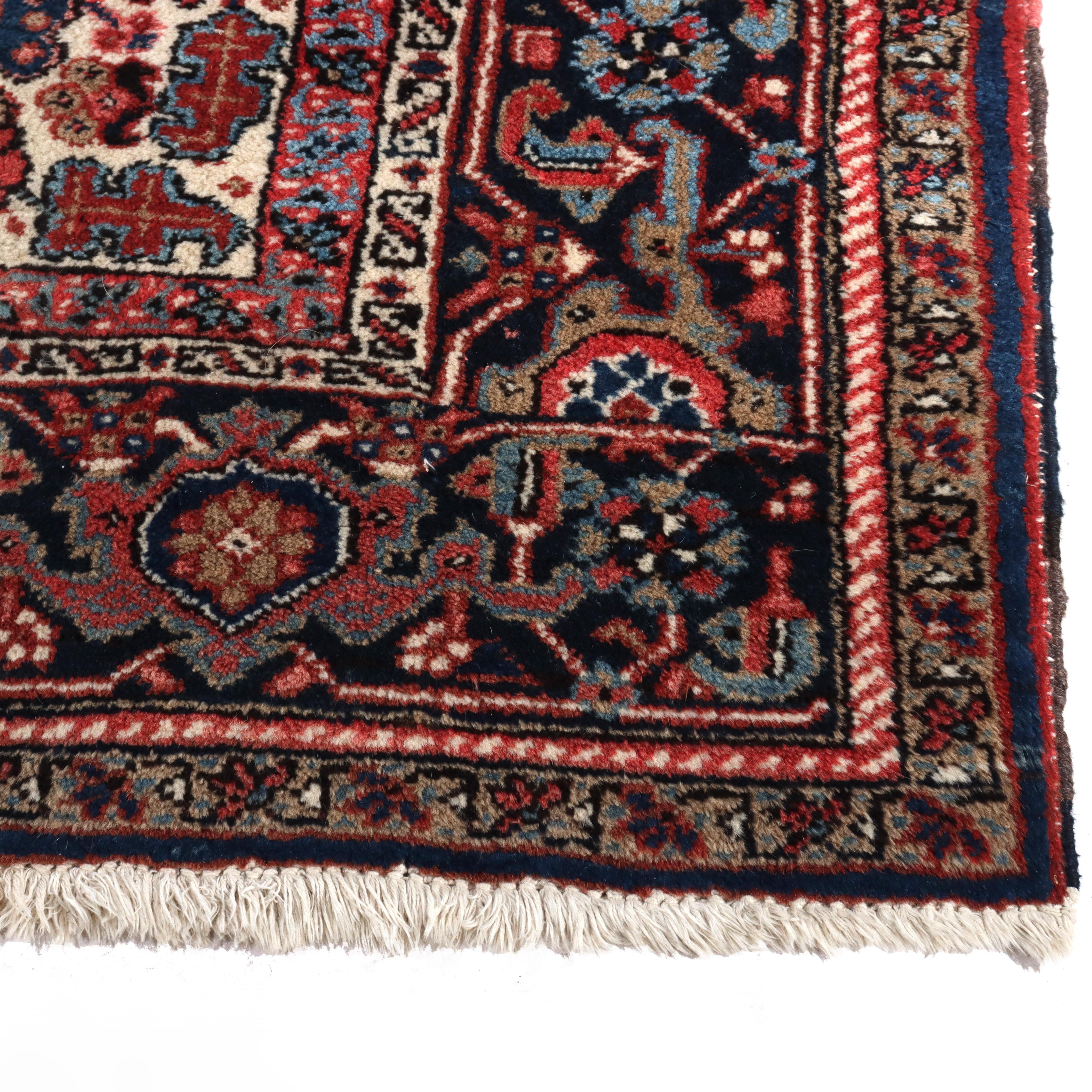 Grand tapis oriental ancien Heriz Persan C1920 Bon état - En vente à Big Flats, NY
