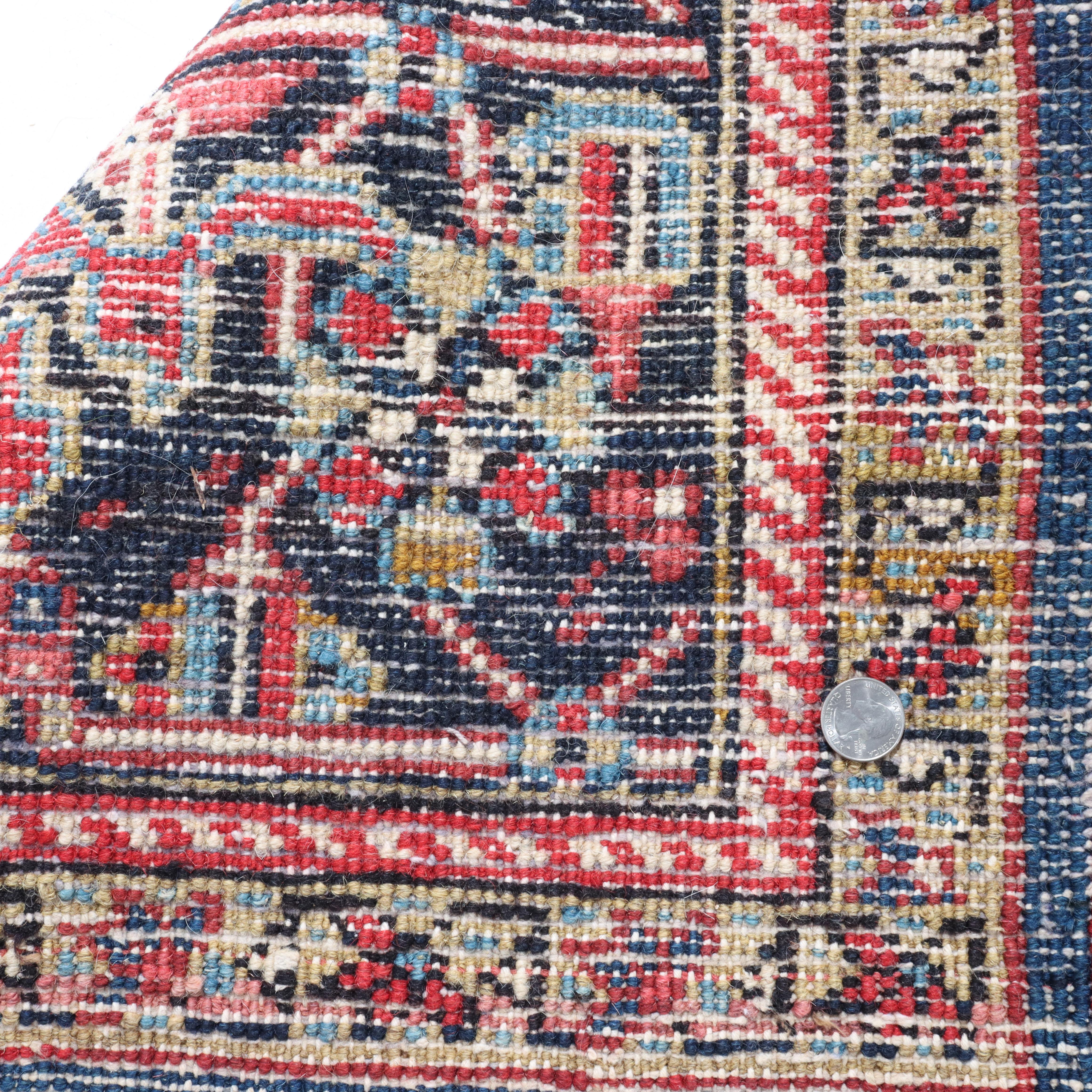 20ième siècle Grand tapis oriental ancien Heriz Persan C1920 en vente