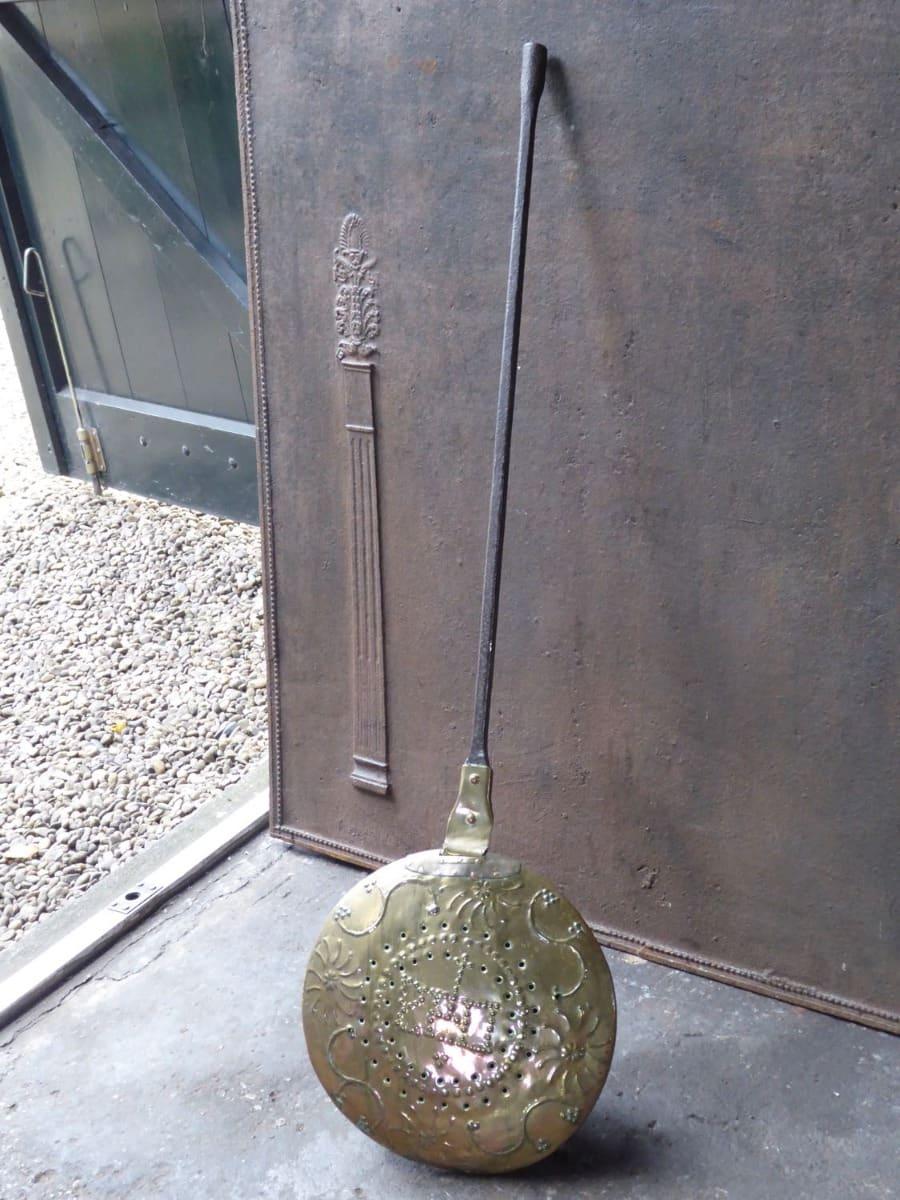 Louis XV Large Antique Hot Water Bottle  Bed Pan For Sale