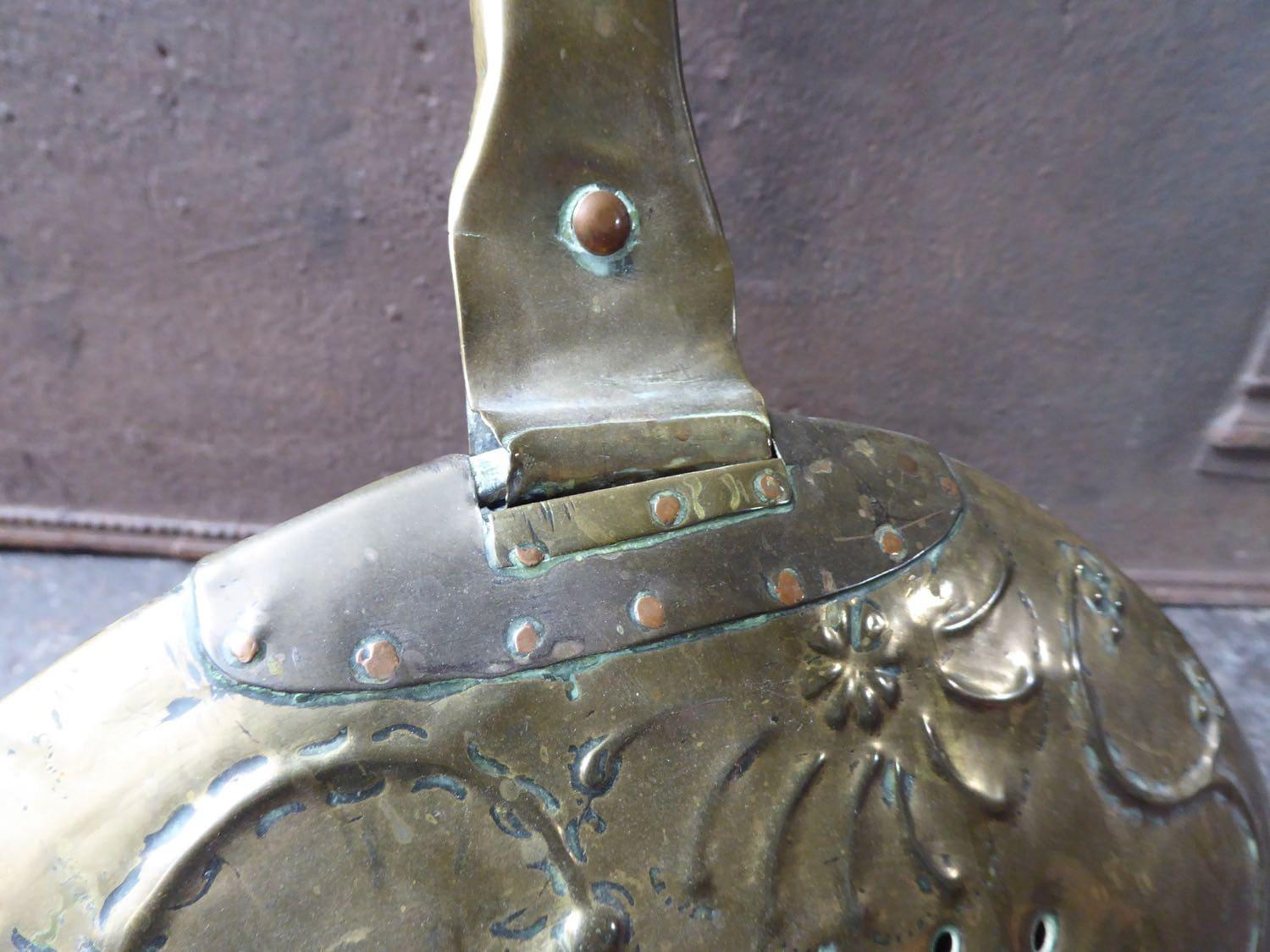 Forged Large Antique Hot Water Bottle  Bed Pan For Sale