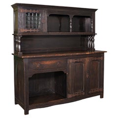 Large Antique Housekeeper's Cabinet, Dresser, Arts & Crafts, After Liberty, 1910