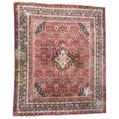 Large Antique Indian Mahal Rug
