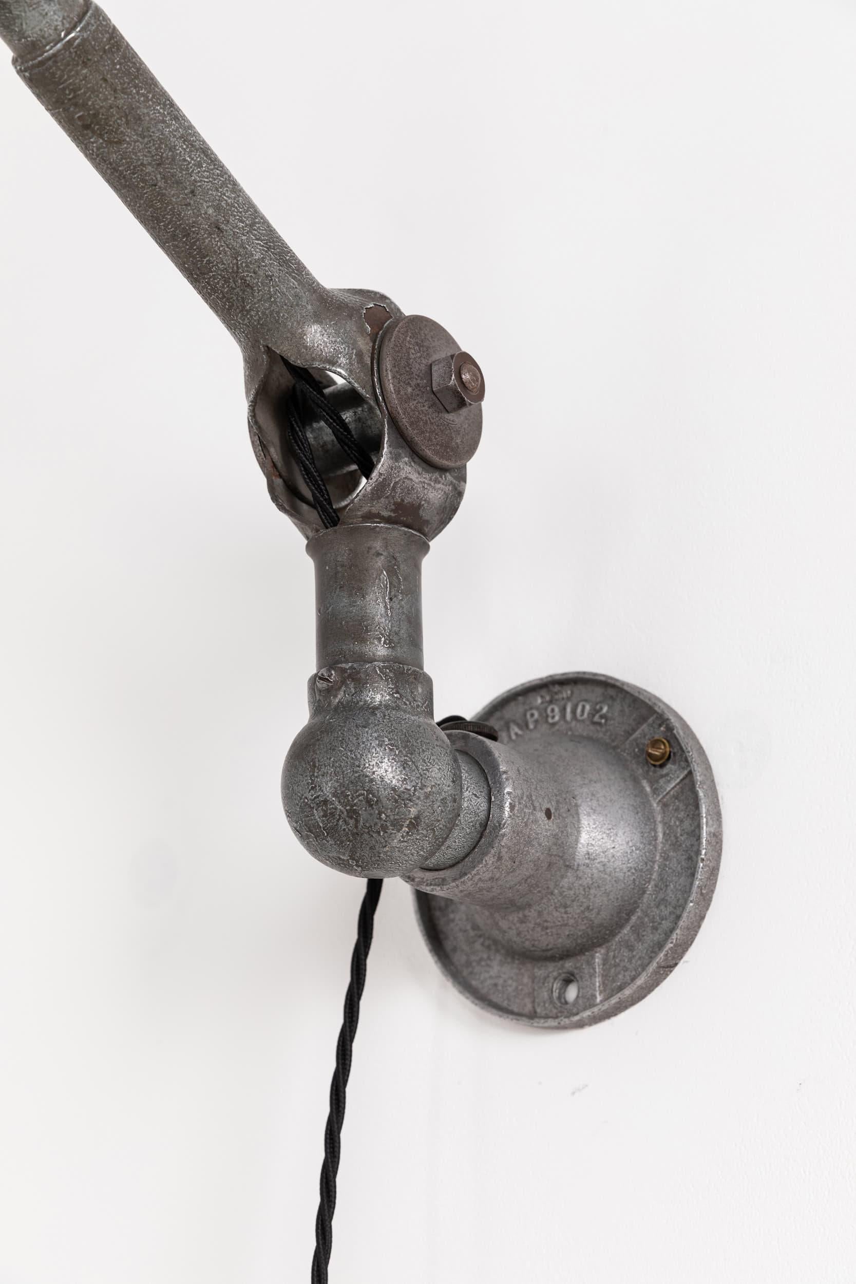 Grande lampe de bureau industrielle ancienne de Machinist Dugdills Machinist c1910 État moyen - En vente à London, GB