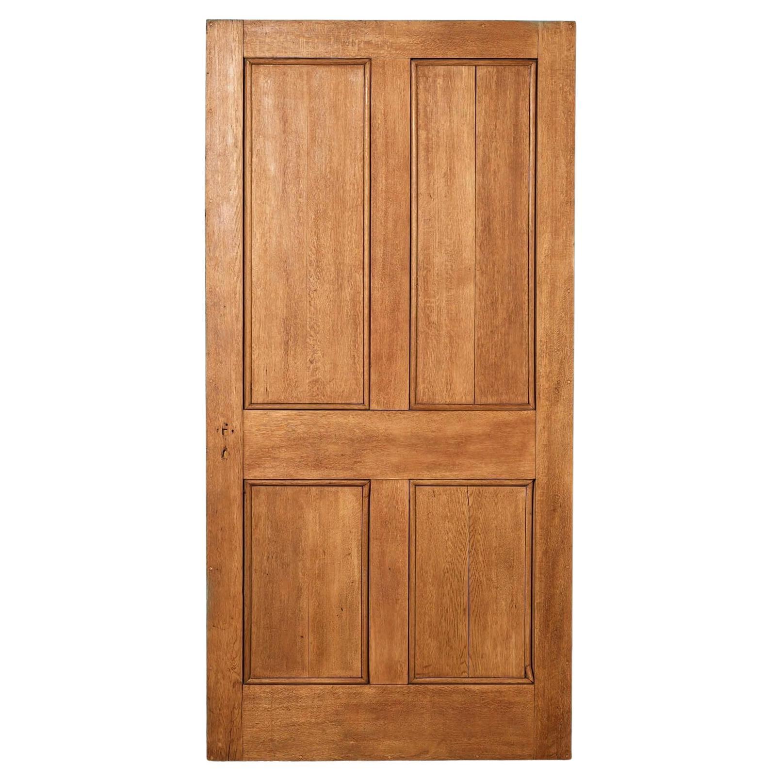 Grande porte interne ancienne en chêne en vente