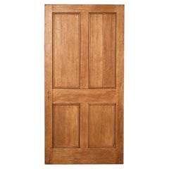 Grande porte interne ancienne en chêne