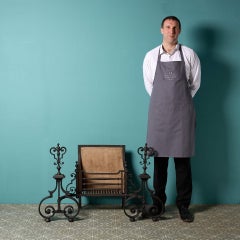 Large Antique Iron Fire Grate