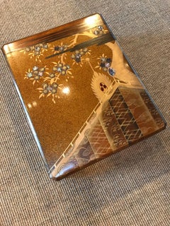 Large Antique Japanese Lacquer Box
