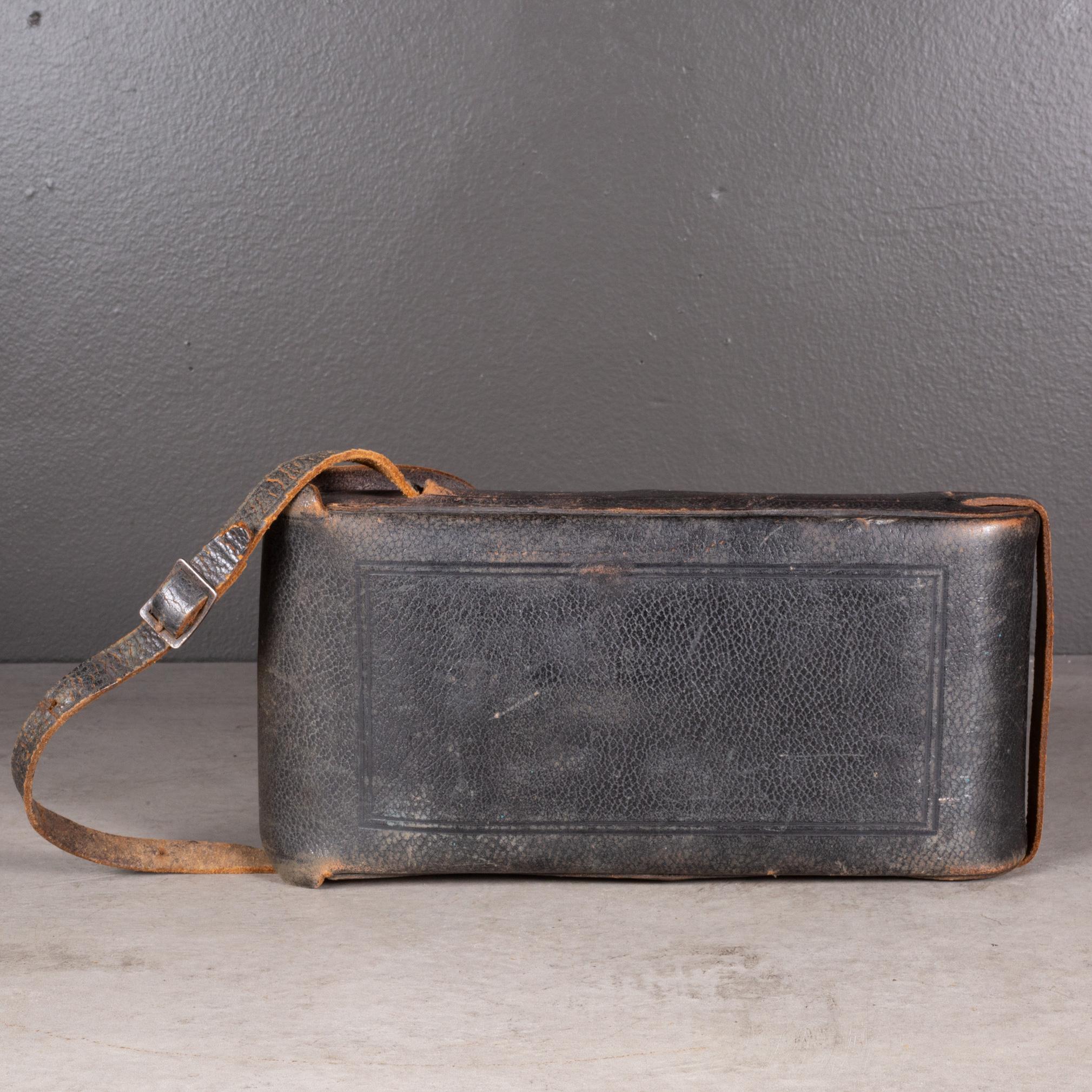Large Kodak No. 2 Folding Camera with Leather Case c.1903 (FREE SHIPPING) For Sale 3