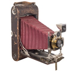 Grand appareil photo pliant ancien Kodak No. 3A:: circa 1903-1912