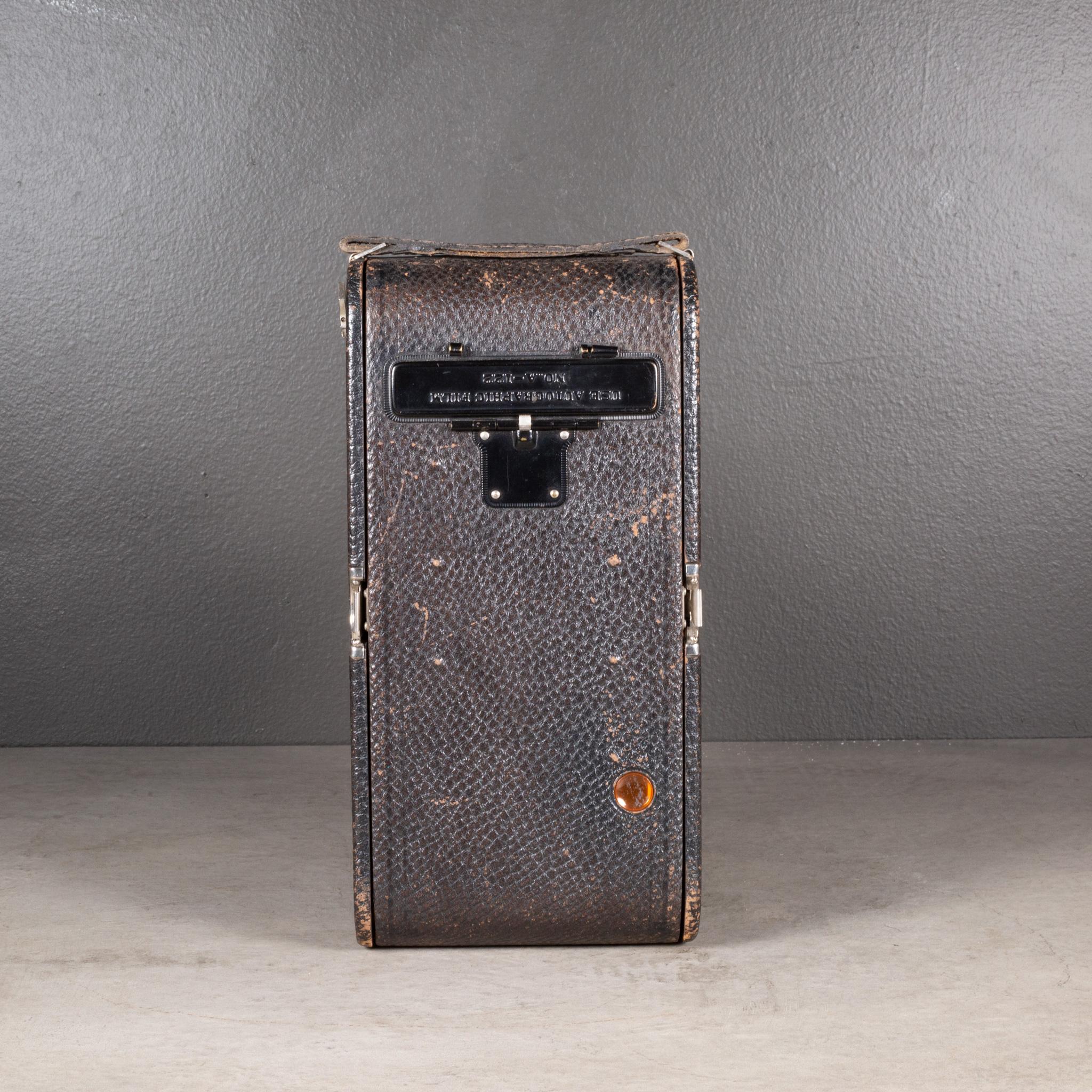 20ième siècle Grande appareil photo pliante Kodak n° 3A modèle C, 1900-1915 (expédition gratuite) en vente