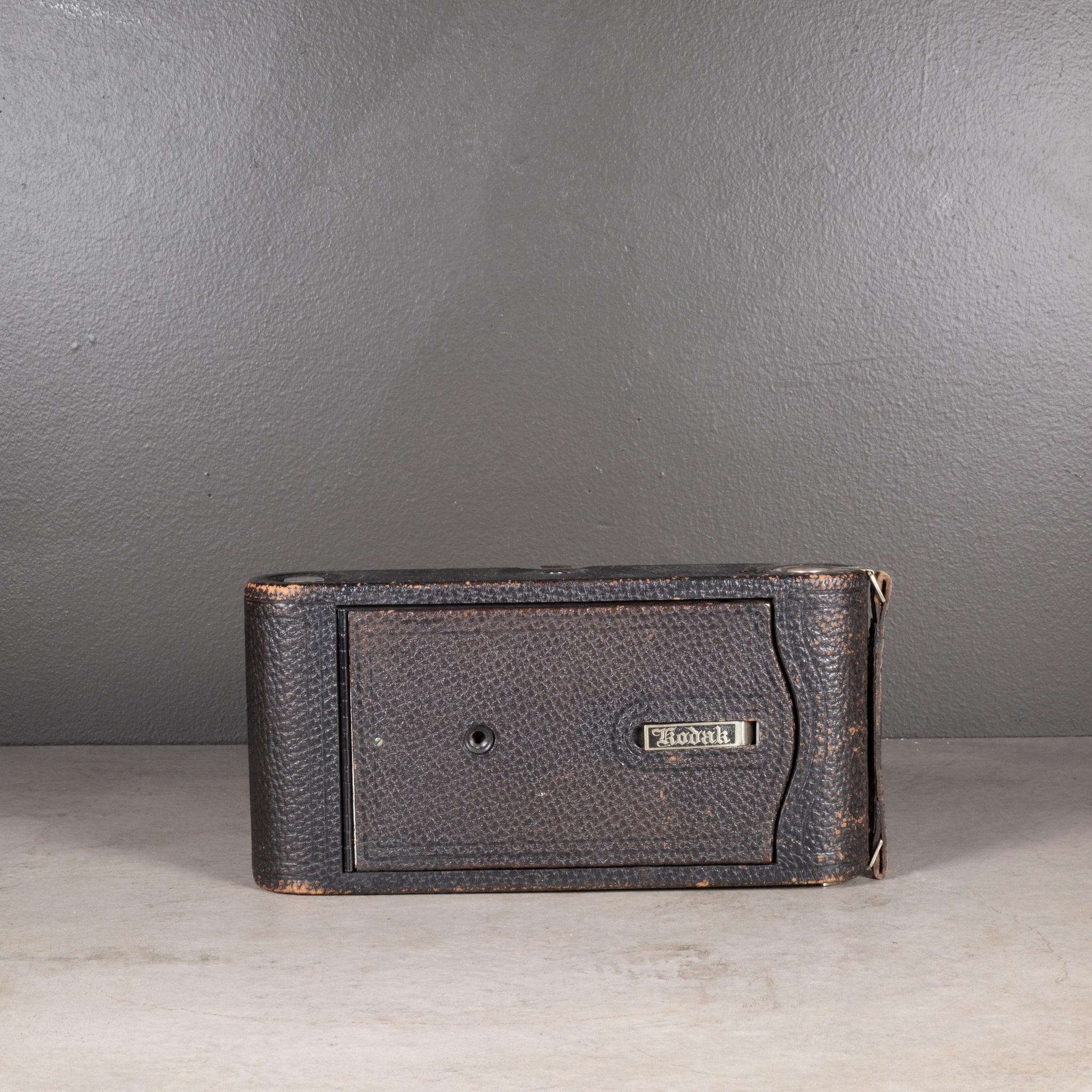 Large Antique Kodak No. 3A Model C Folding Camera c.1900-1915 (FREE SHIPPING) In Good Condition For Sale In San Francisco, CA