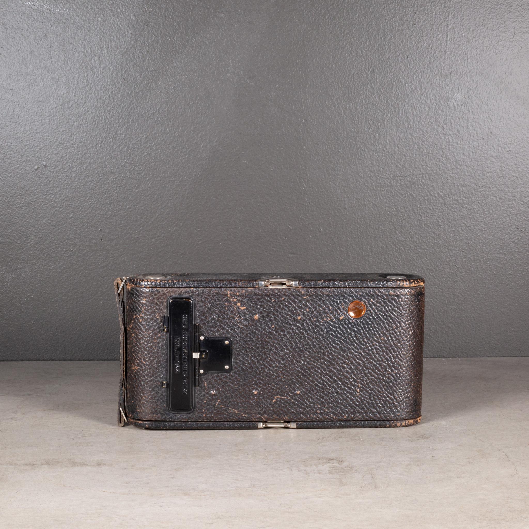 Grande appareil photo pliante Kodak n° 3A modèle C, 1900-1915 (expédition gratuite) en vente 2