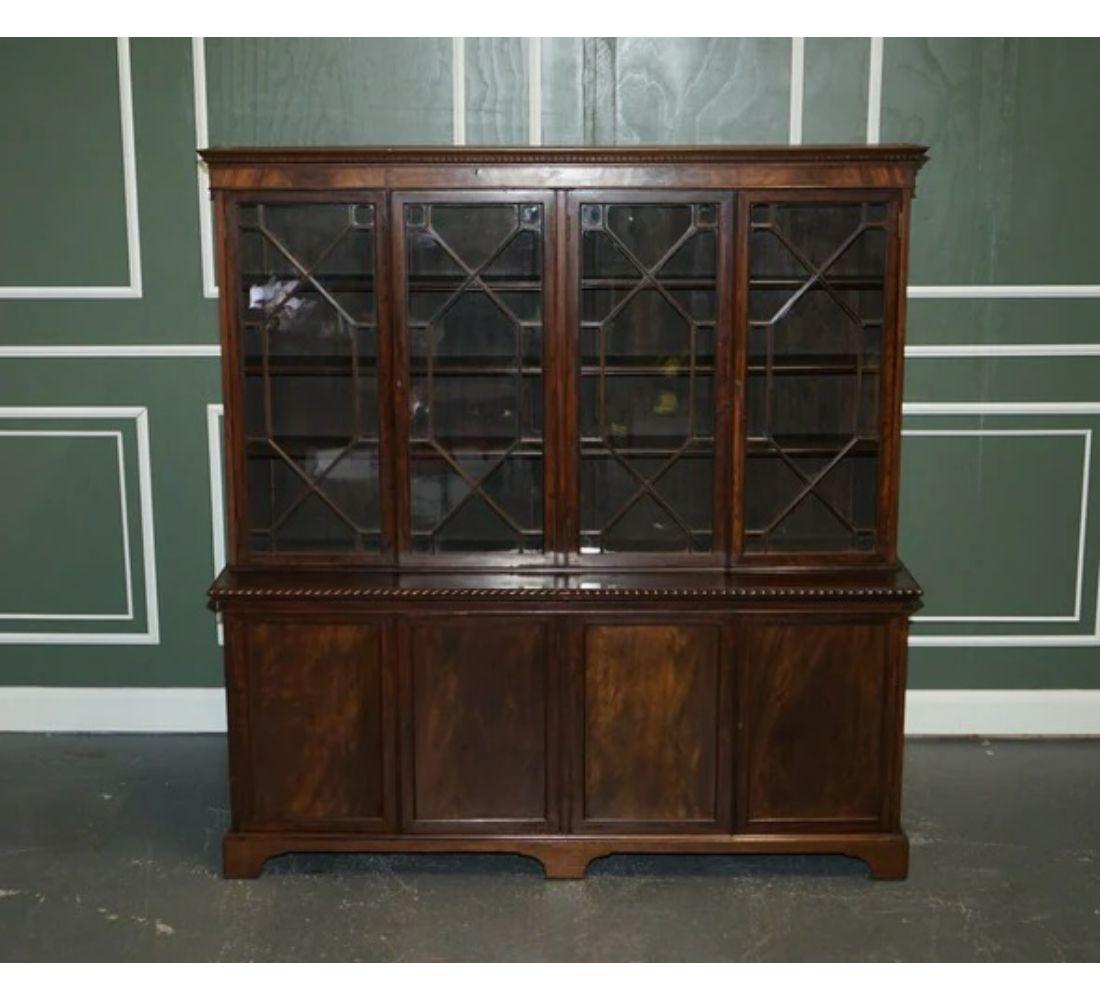 antique library cabinet