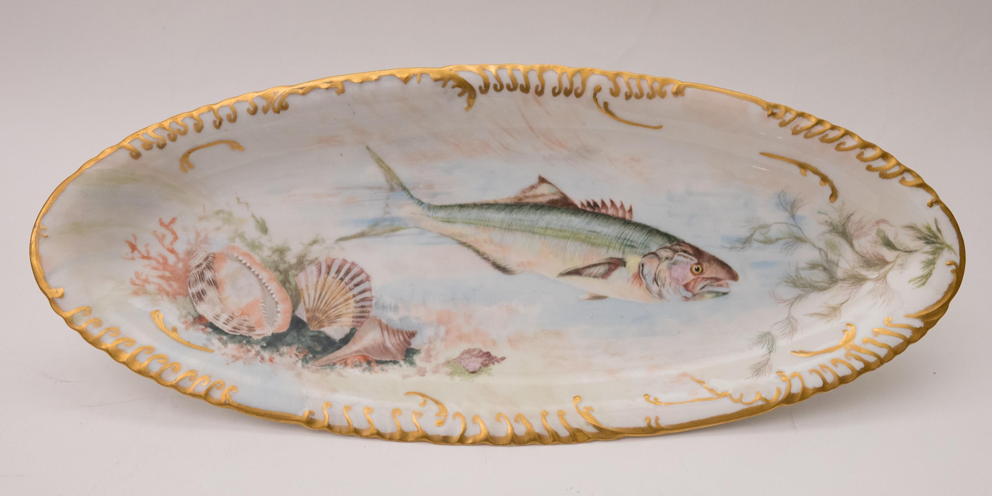 limoge fish plates
