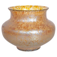 Large Antique Loetz Candia Papillon Iridescent Art Nouveau Glass Vase Austria