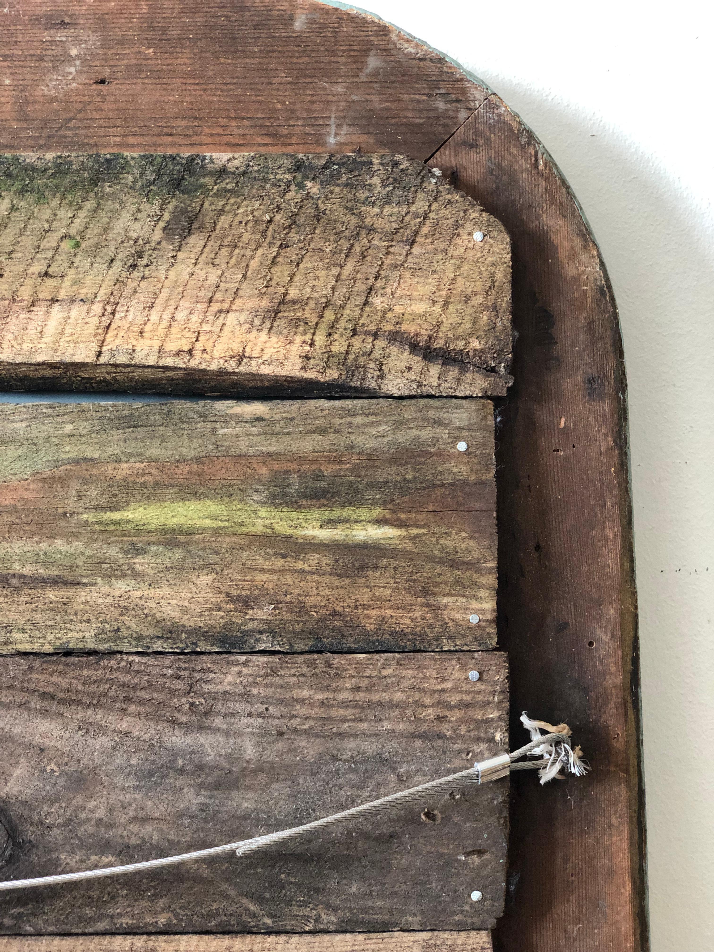 Large Antique Louis Philippe French Full length Mirror in Green and Gold, Late 1 en vente 2