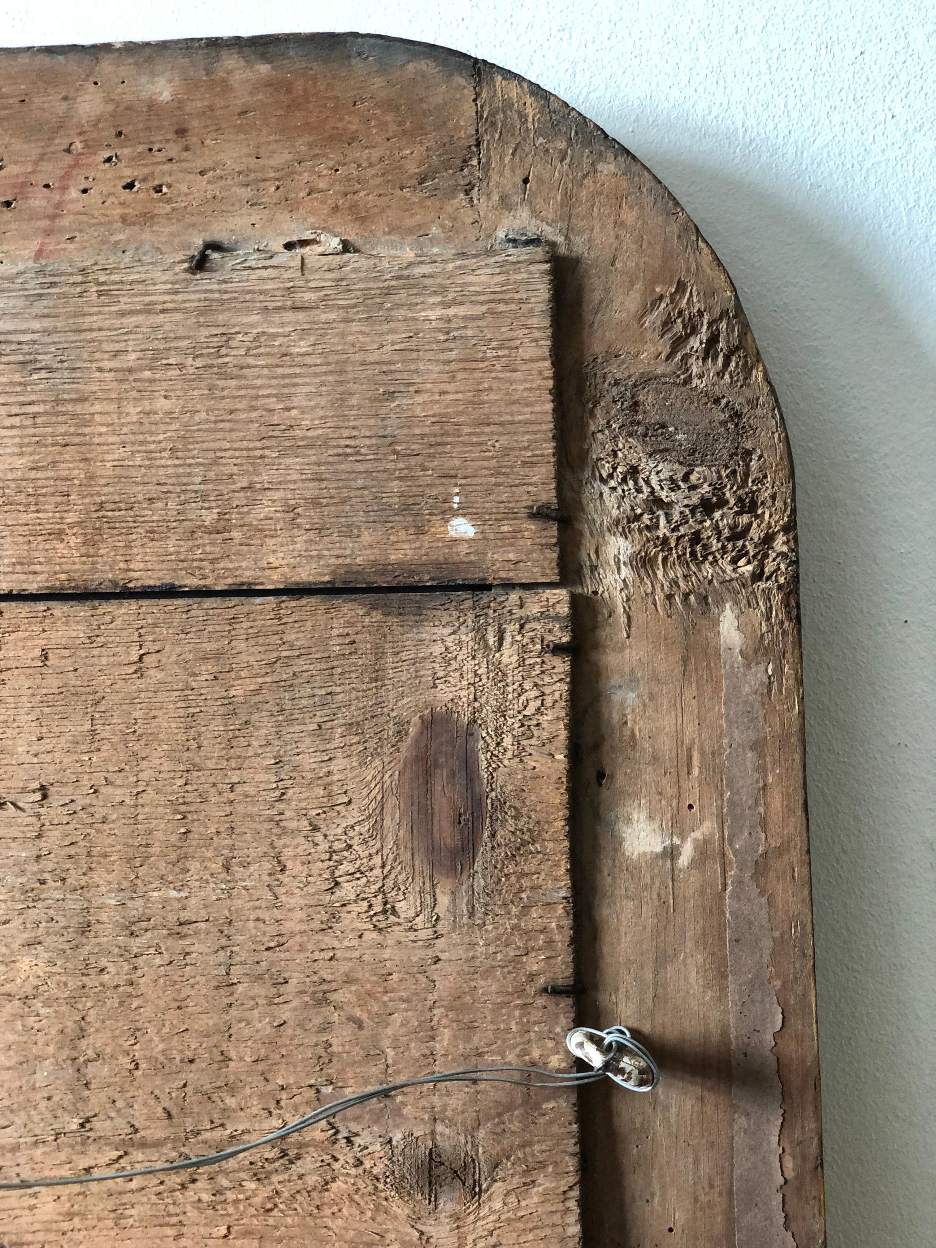 Grand miroir ancien en bois doré de Louis Philippe French Fin du 19ème siècle en vente 2